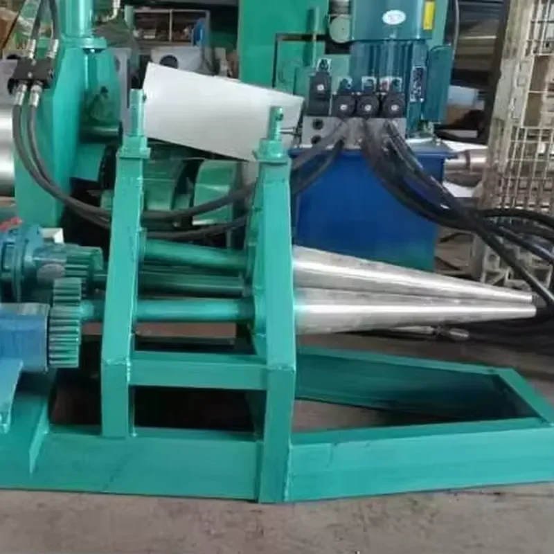 CE Certification Hydraulic Taper Plate Curling Machine Wide Thickness Adaptation Smooth Forming for Architectural Conical
