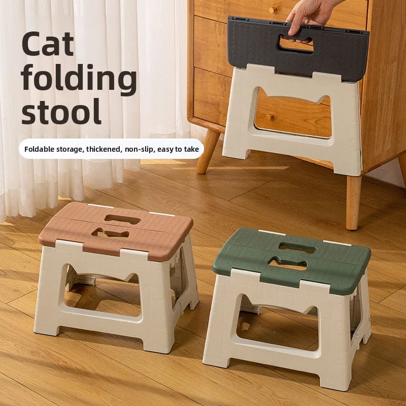 

Portable folding stool, outdoor bench, night market stall stool, fishing stool, modern minimalist portable plastic stool
