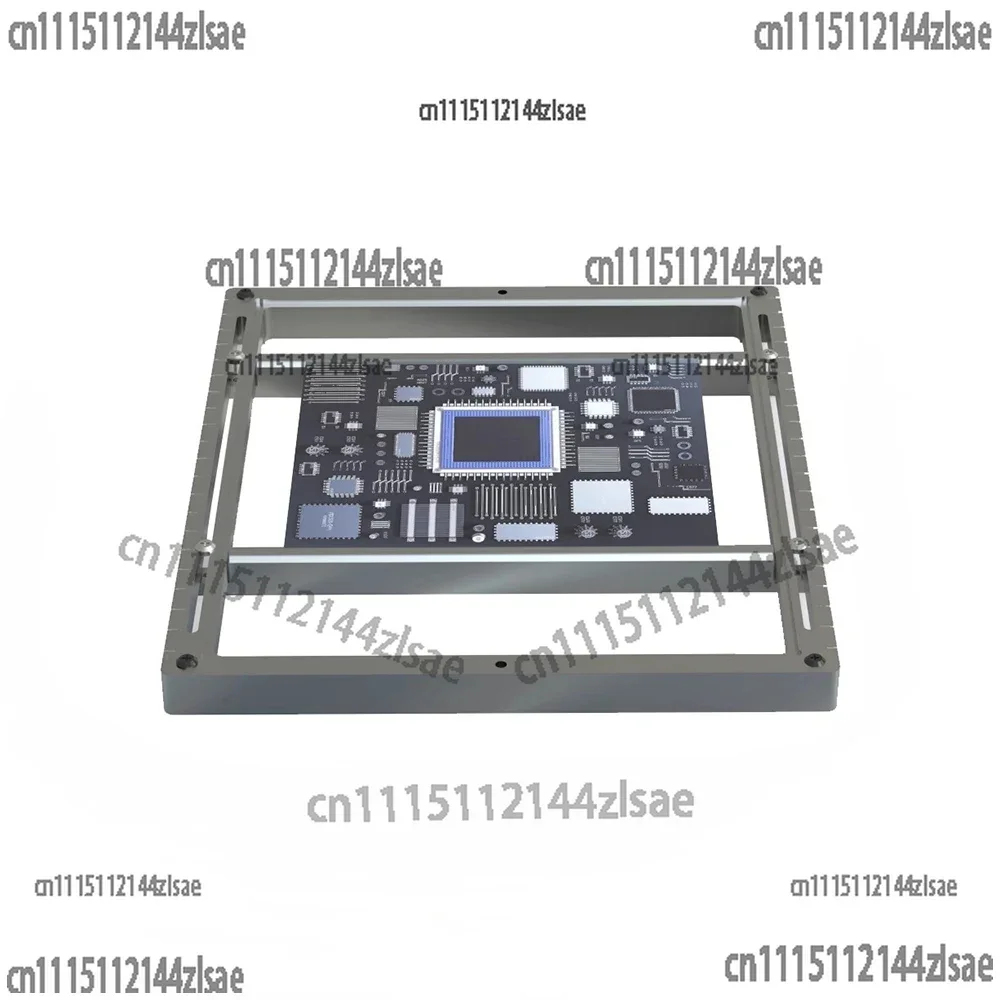 Universal Aluminum Alloy Wave Soldering Fixture - 205x160x15mm Adjustable PCB Carrier for SMT/DIP Welding