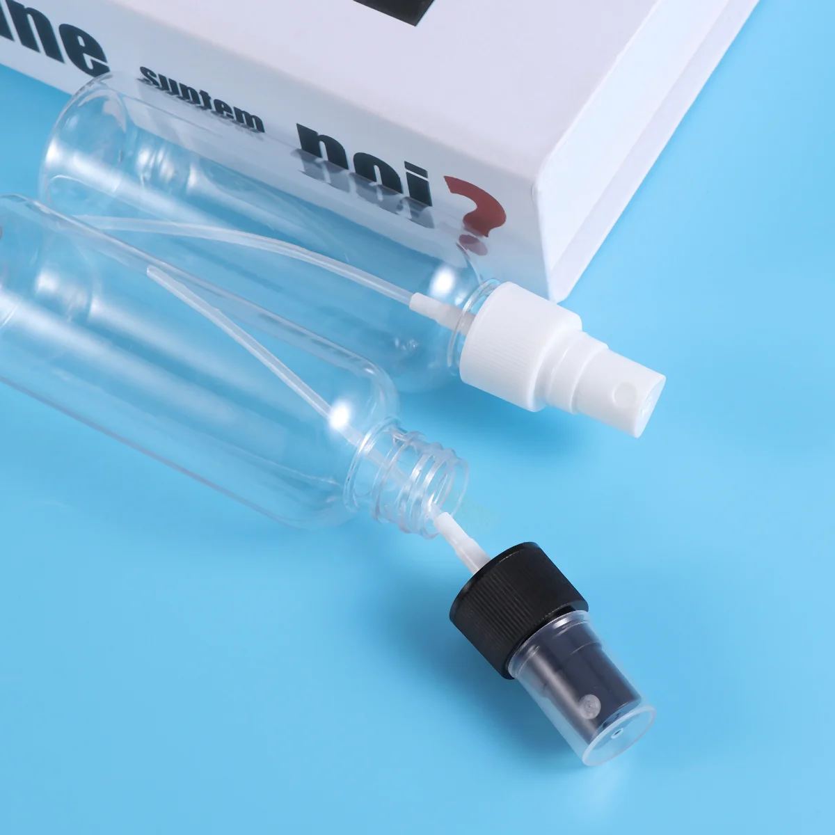 

4 Pcs Travel Size Pump Type Spray Bottles Small 1 Containers for Toiletries Makeup Refillable