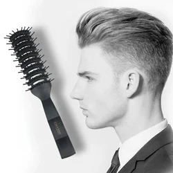 1 Pcs Mens Ribbed Comb Fluffy Hair Brush Salon Professional Hairdressing Comb Massage Hair Comb Scalp Barber Styling Hair Combs