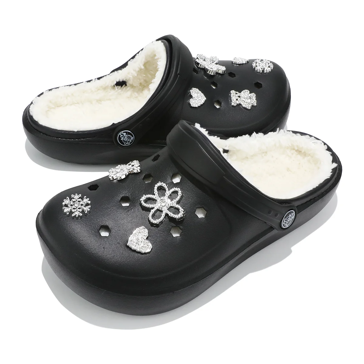 Warme Winter-Clogs für Damen, modischer und lässiger Stil, können drinnen oder draußen getragen werden 666 – Detail 4
