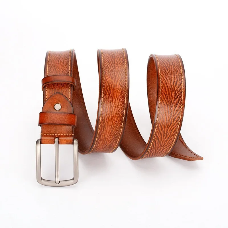 メンズベルト-トップカウハイド-フルマッチ-カジュアルジーンズ-ヴィンテージ-ラグジュアリー-高級-男性用デザイナーズ-本革ベルト