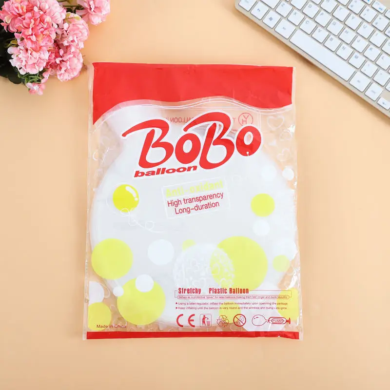 

50pc 12/18/20/24/36 inch Inflatable Bobo Balloon Transparent Globes Birthday Party Supplies Wedding Baby Shower Decor Ballons