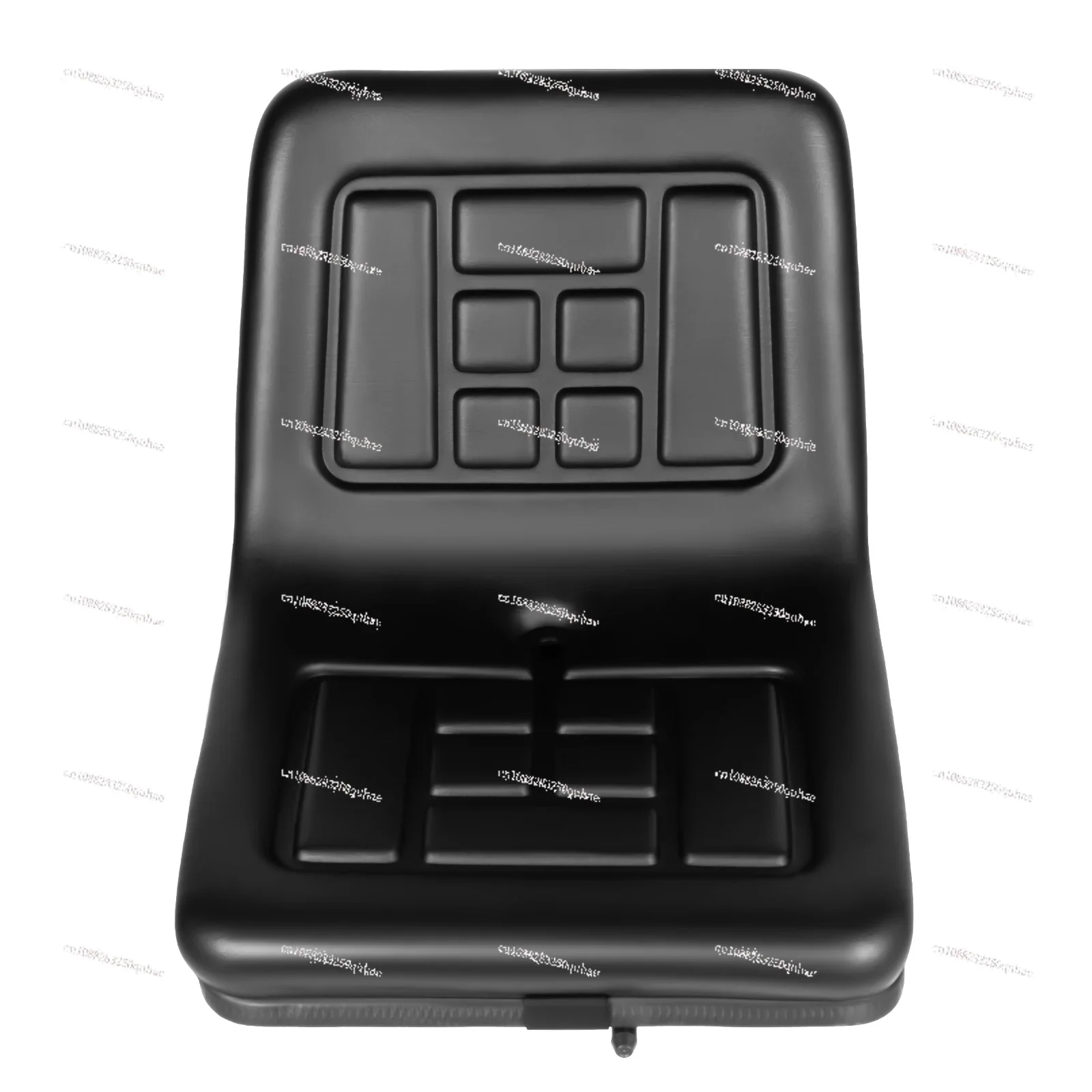 Universal Tractor Seat Adjustable Forklift Truck Seat Compact Lawn Mower Seat Black Waterproof for Farm Machinery Load 100kg