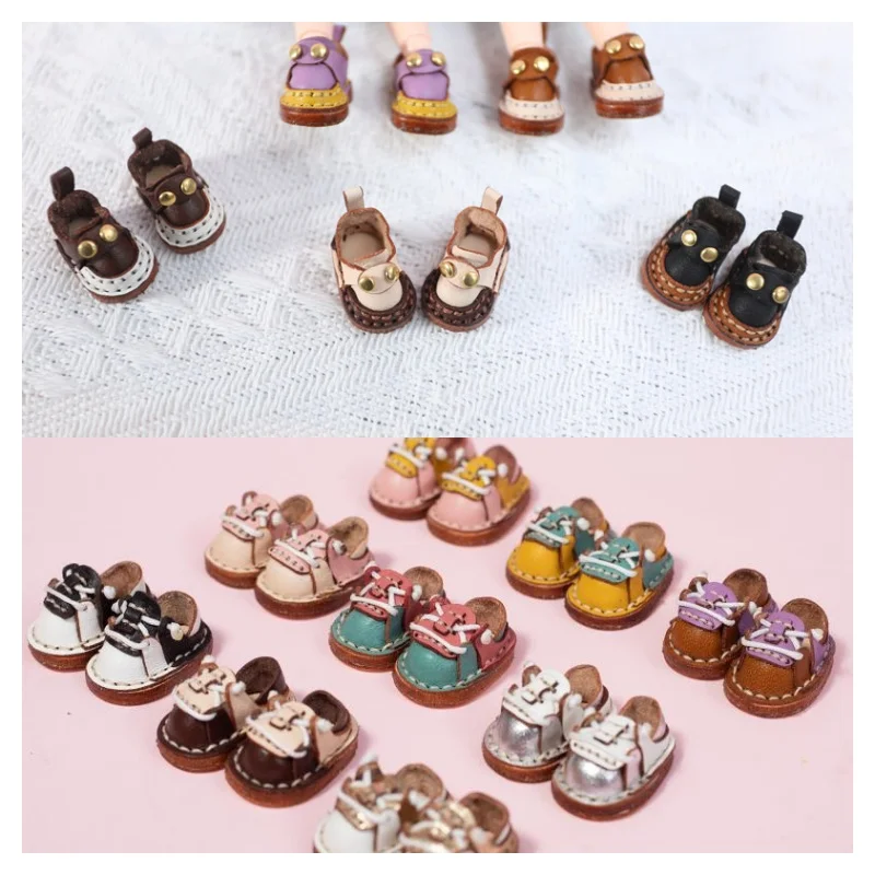 

Ob11 Doll Shoes Fashion Casual Handmade Shoes Cowhide Shoes 1/12 Bjd Shoe Accessories Obitsu11, Gsc, Ymy, Body9, Ob11 Doll