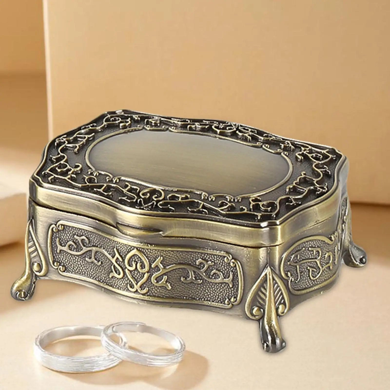 Jewelry Box Decoration Dresser Jewellery Storage for Women Ornament Trinket Gift Box