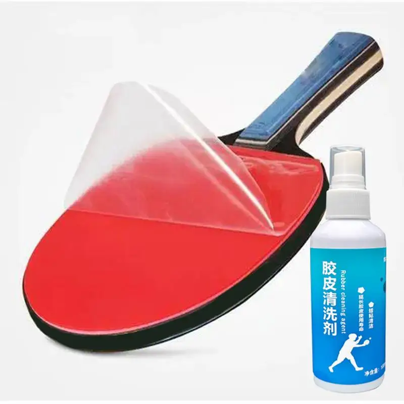 Table Tennis Rubber Cleaner Paddle Cleaner Spray For Table Tennis 100ml Paddle Rubber Care Spray Cleans Dust Oil Stains Sweat