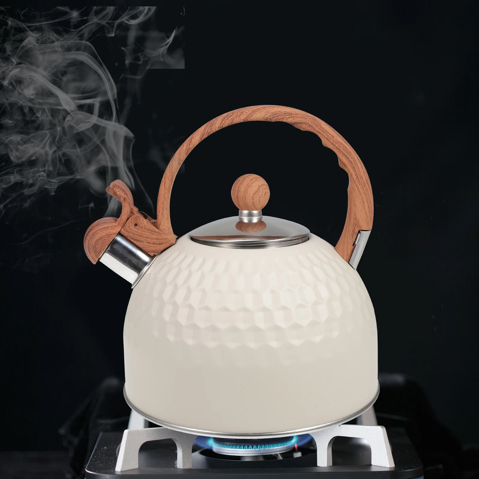 

Stainless Steel Water 1.5L Kitchen Stovetop Tea Kettle Fast Heating Boiling Pot For Home Restaurant Teakettle Stovetop