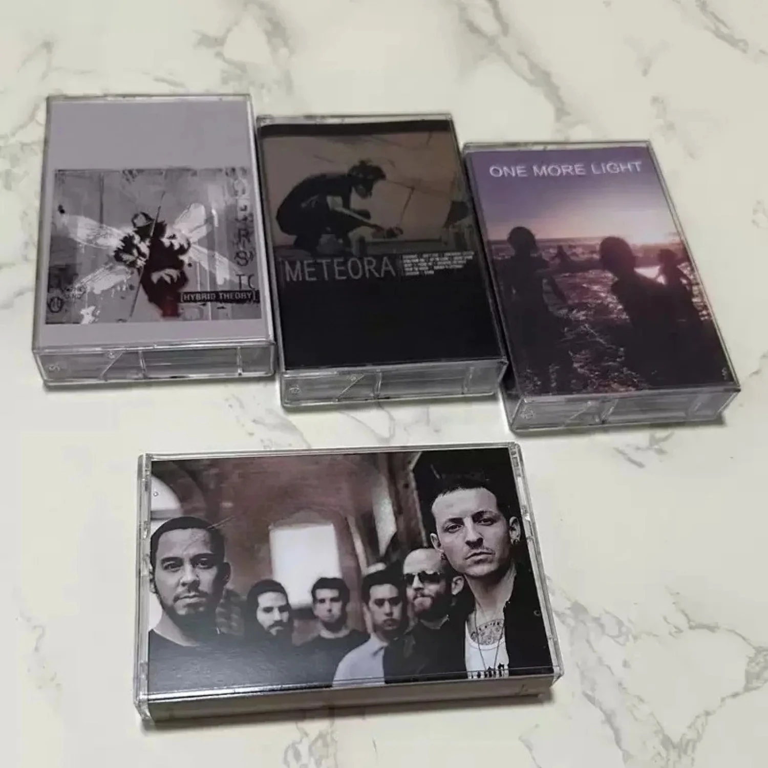 Metal Retro Rock Cassette Tape Multiple Documentary Style Portrait Art Cover Premium Collectible Music Tape