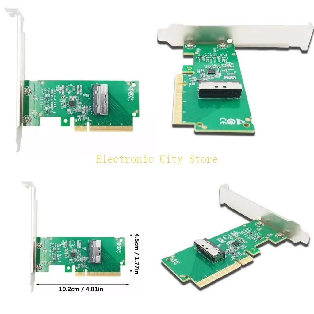 

PCIE 5.0 MCIOS 8I Адаптеры 32GT/S на полосу движения NVME SSDS Compatibility Compative Center Использование HU8D