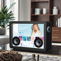 Portable High-Power Bluetooth Speaker Transparent LCD Display Mini USB Indoor Subwoofer Professional Mechanical Smart Speaker