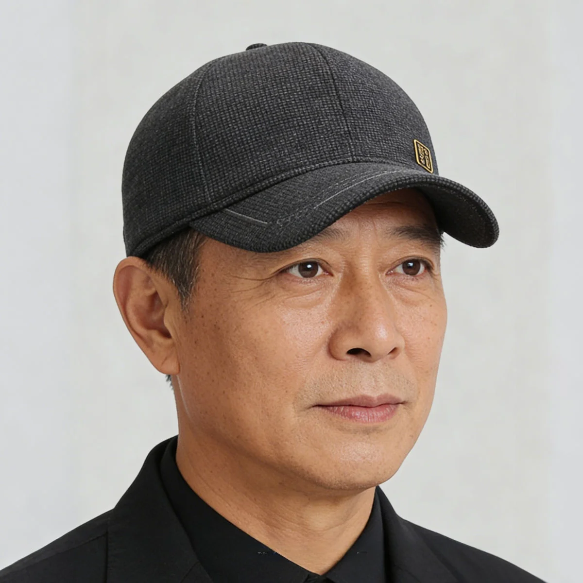 

Зимняя шерстяная мужская бейсболка с защитой от холода, на большую окружность головы, для среднего возраста, модель Dubill