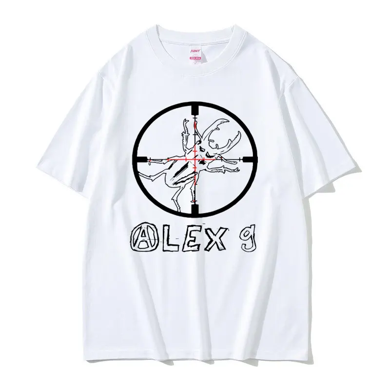 

Singer Alex G Funny Meme Tshirt O-collar Male Fashion Loose T-shirt Men Women Casual Oversized T Shirt Summer 100% Cotton Tees