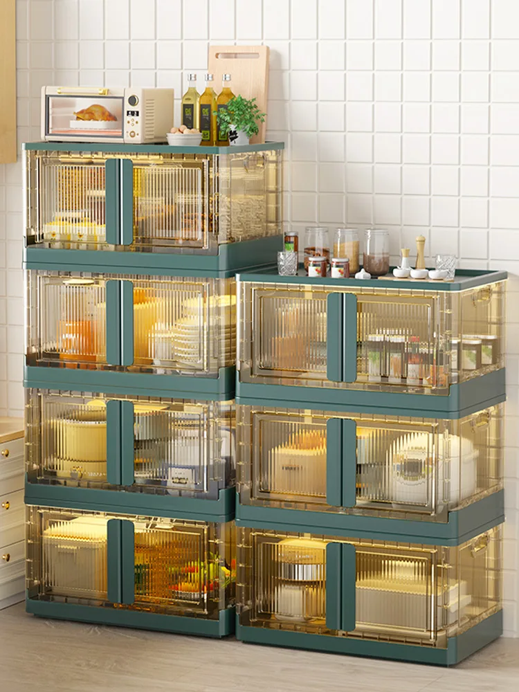 

Kitchen racks multifunctional cabinets lockers with doors floor-to-floor multi-storey household cupboards pots storage lockers