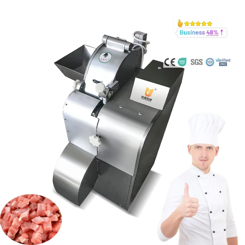 ماكينة تقطيع اللحوم الأوتوماتيكية الصناعية عالية السعة، ماكينة تقطيع لحم الخنزير ولحم البقر ولحم الضأن للمزرعة #2