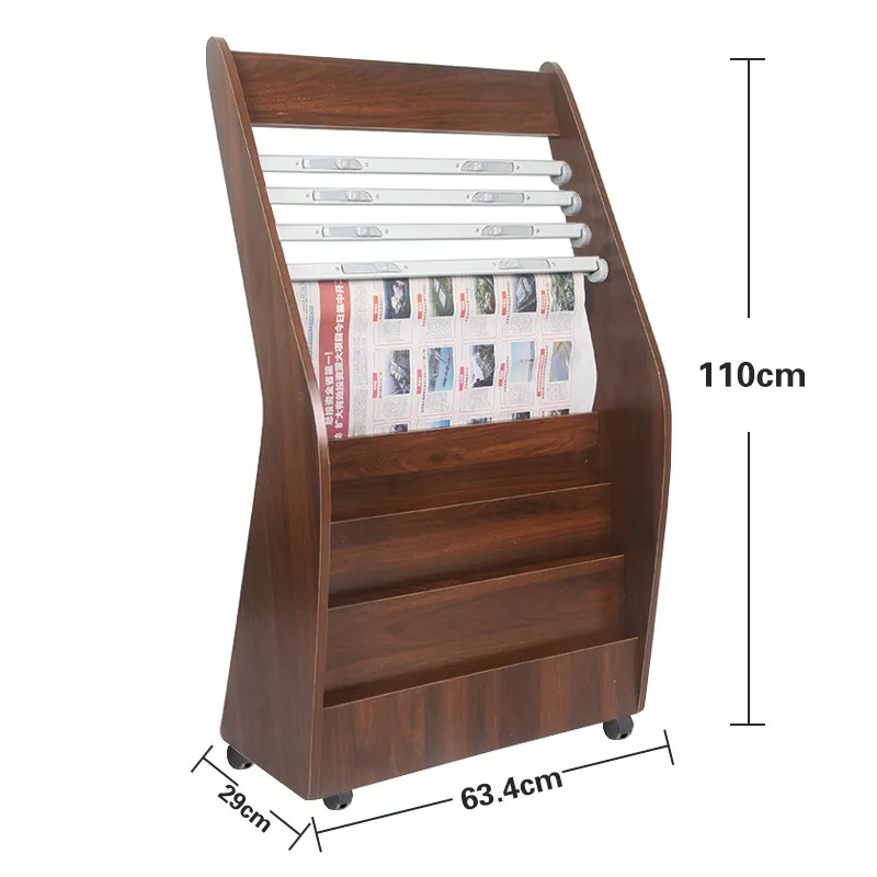 YFY Office Newspaper  Floor Magazine   Vertical Newspaper Storage  Brochure Display  Newspaper Rack