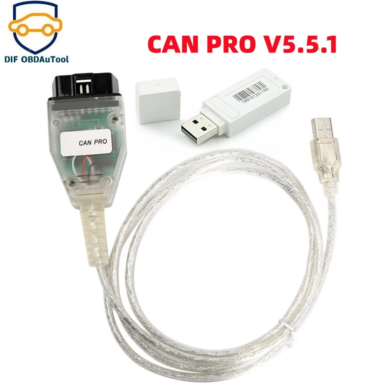 

Сканер OBD2 VCP для VAG CAN PRO V5.5.1 Диагностический интерфейс FTDI FT245RL Чип OBDII CAN BUS UDS K-Line VCP PRO V5.5.1