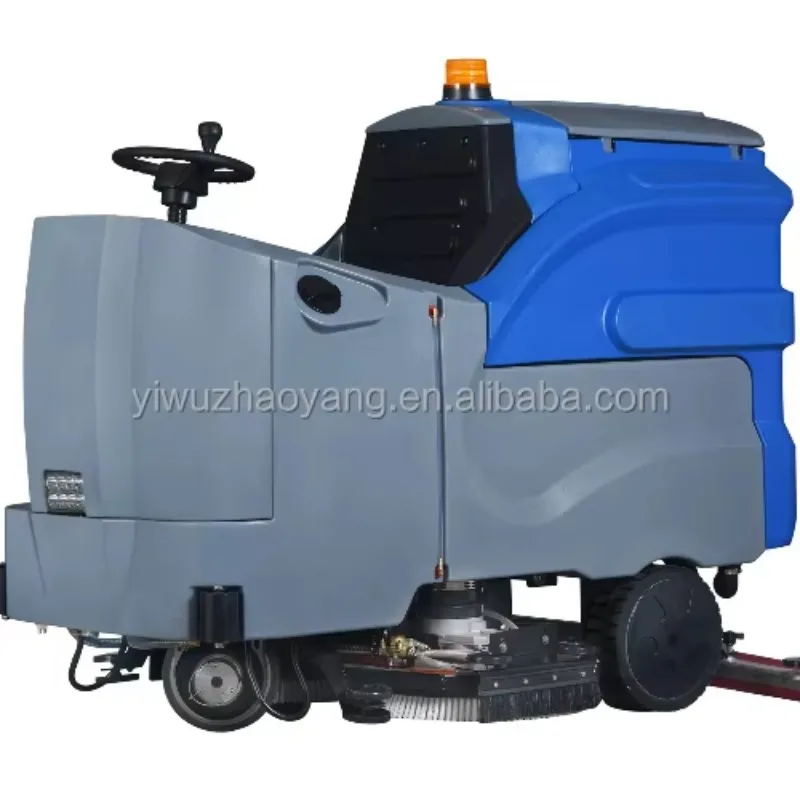 Automatic Walk-behind Battery Powered Floor Scrubber with Self-Propelled Function for Large Area Warehouse and Factory Floors
