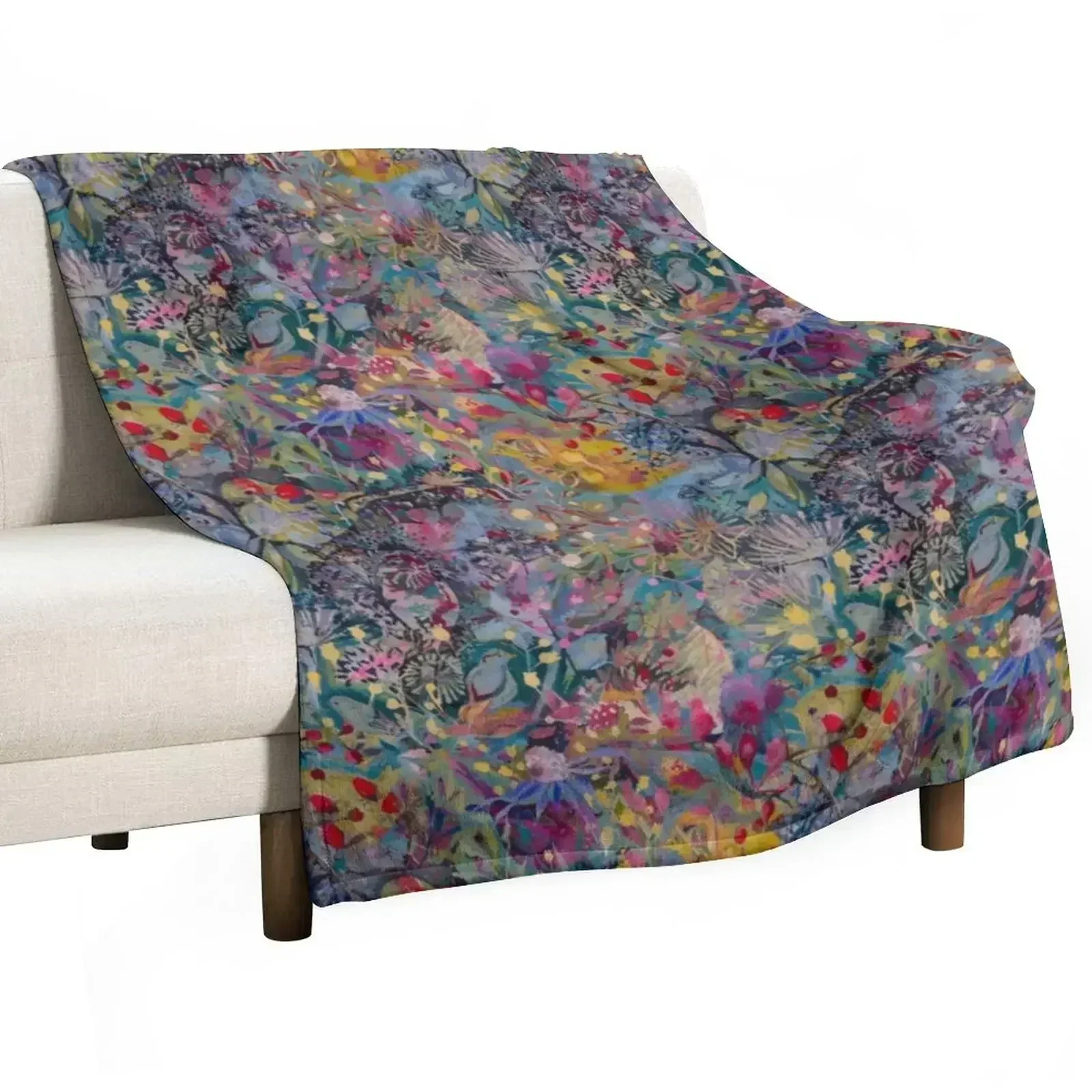 

Birds and Rosehips Throw Blanket Luxury Throw Luxury Thicken Blankets