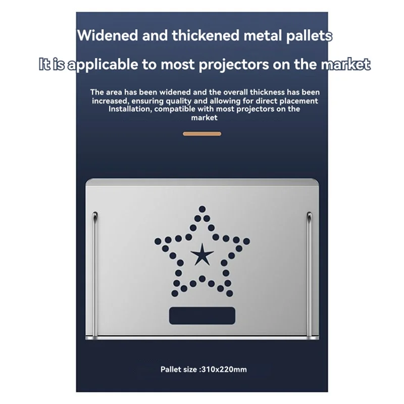 -트레이를 포함한 프로젝터/카메라 홀더용 높이 조절 선반이 있는 BOFF 천장 마운트