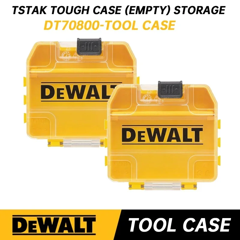 DEWALT TSTAK Tough Storage Case Power Tool Accessories Screwdriver Bit Parts Storage Box DT70801 DT70801 DWAN2190 N542474