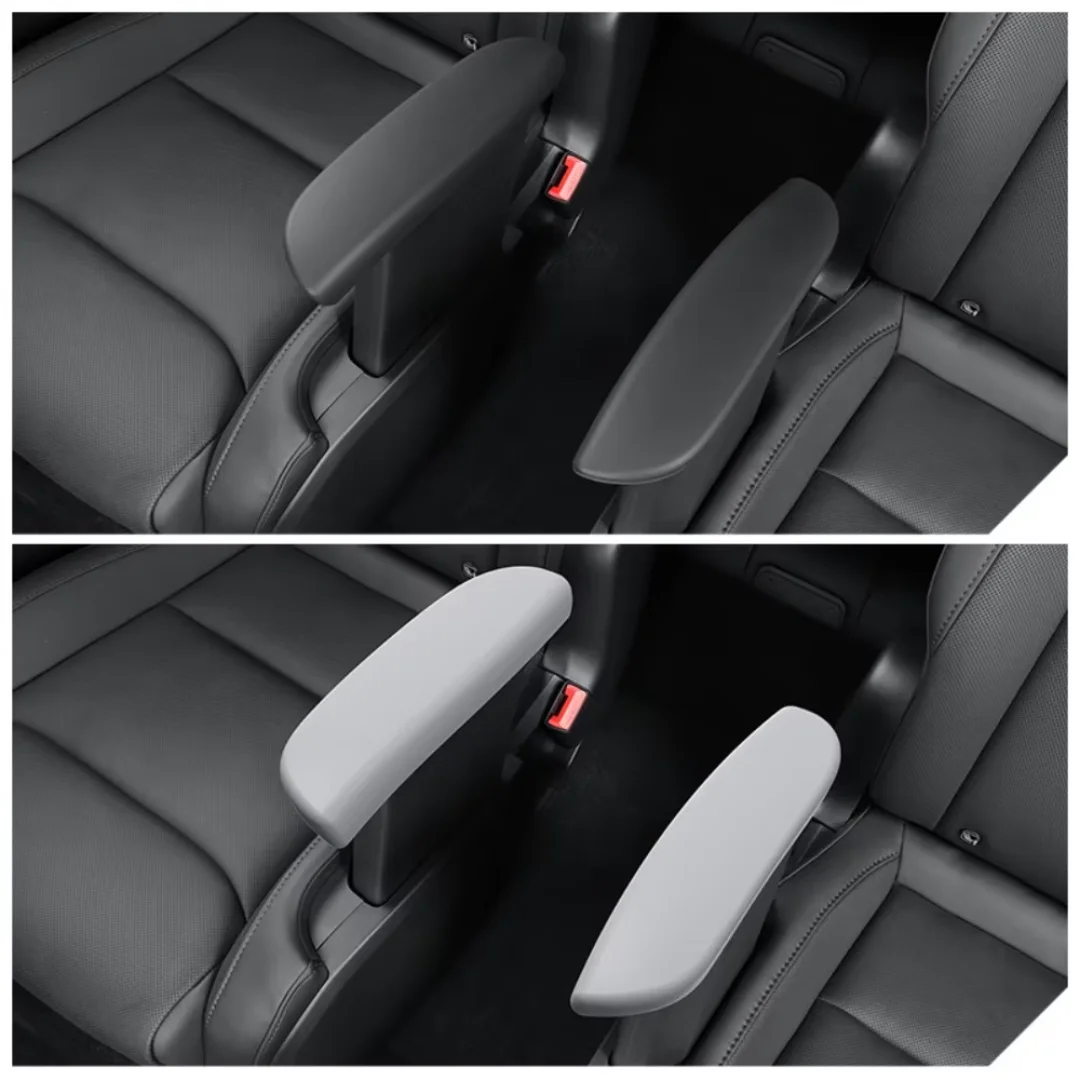 Car Handrail Protective Gloves For Tesla Model YL 2025+ Second Row Armrest Protective Cover Interior  Mouldings Car Accessories