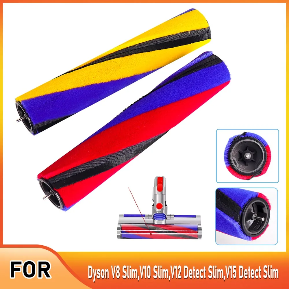 

Soft Roller Brush Replacement For Dyson V8 Slim/V10 Slim/V12 Detect Slim/V15 Detect Slim Vacuum Cleaner Rolling Brush Parts