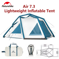 Naturehike Air 7.3 Inflatable Tent Self-support Beach travel Portable Lightweight Outdoor Camping Tent TPU Waterproof 1-2 People