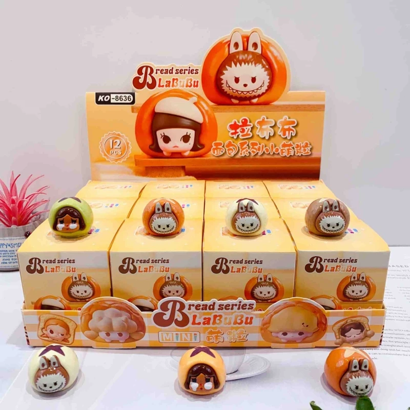 

2025 Монстр Мини Лабубу стоячая и сидячая поза куклы слепая коробка 12 шт. игрушки настольный декор орнамент подарок на день рождения