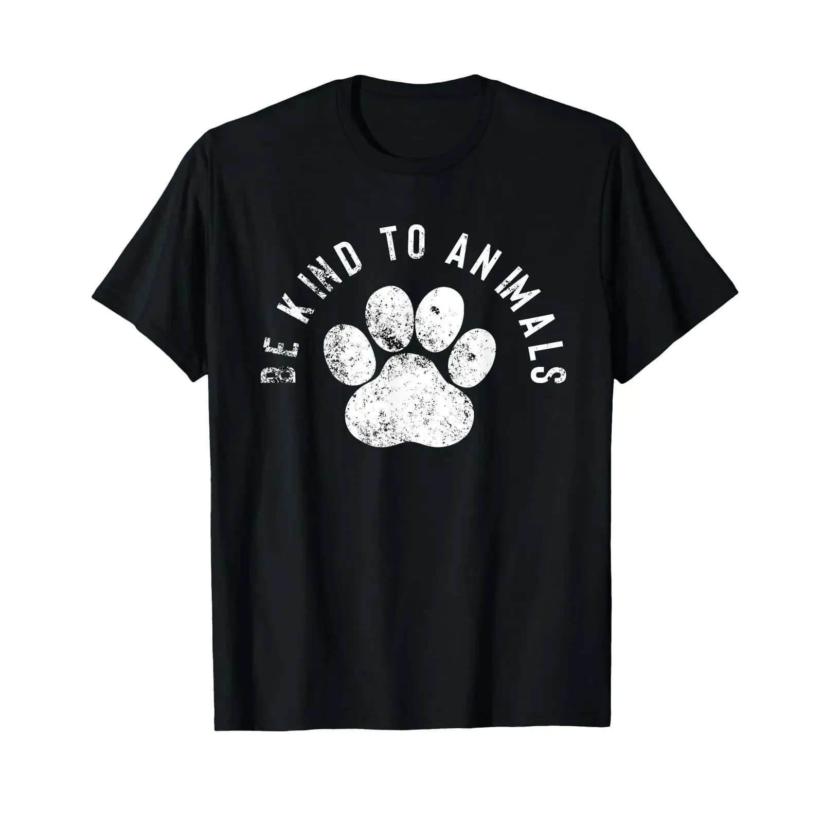 Sei freundlich zu Tieren, T-Shirt mit dem Aufdruck „Animal Rights“, Vintage-Look, gewaschen, bequem, dehnbar, modisch, Streetwear, Unisex, lässig, für Herren, stilvoll.