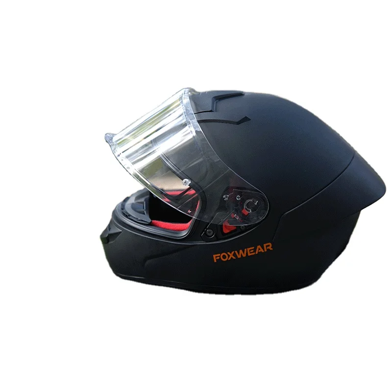 Full-Face Motorcycle Helmet With Integrated For Bluetooth Smart Camera ABS 3C Certified