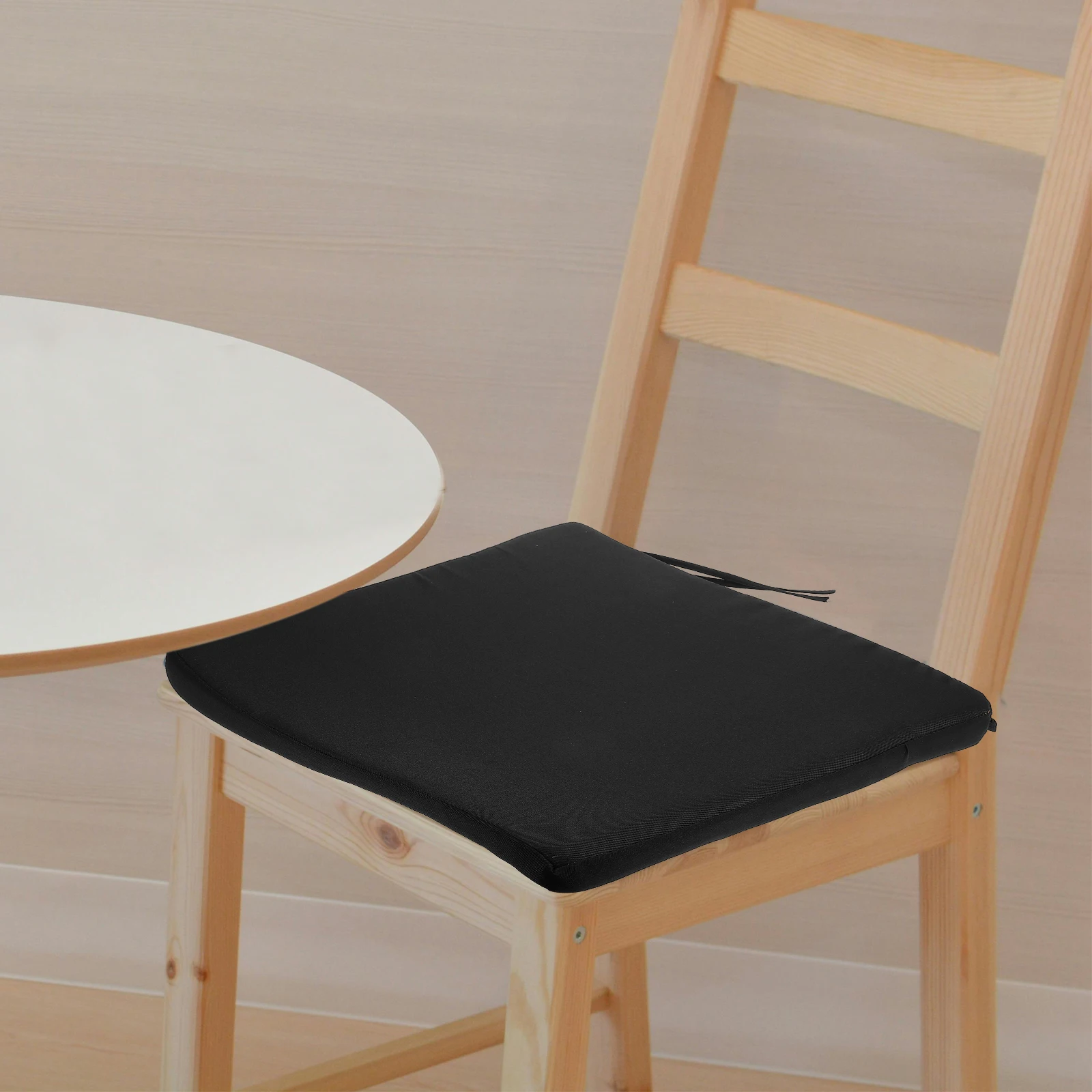

Thick Sponge Chair Seat Cushion Chair Pad Black Soft Reusable Desk Gaming Office Seat Cushion Easy Clean Sofa Chairs Pads