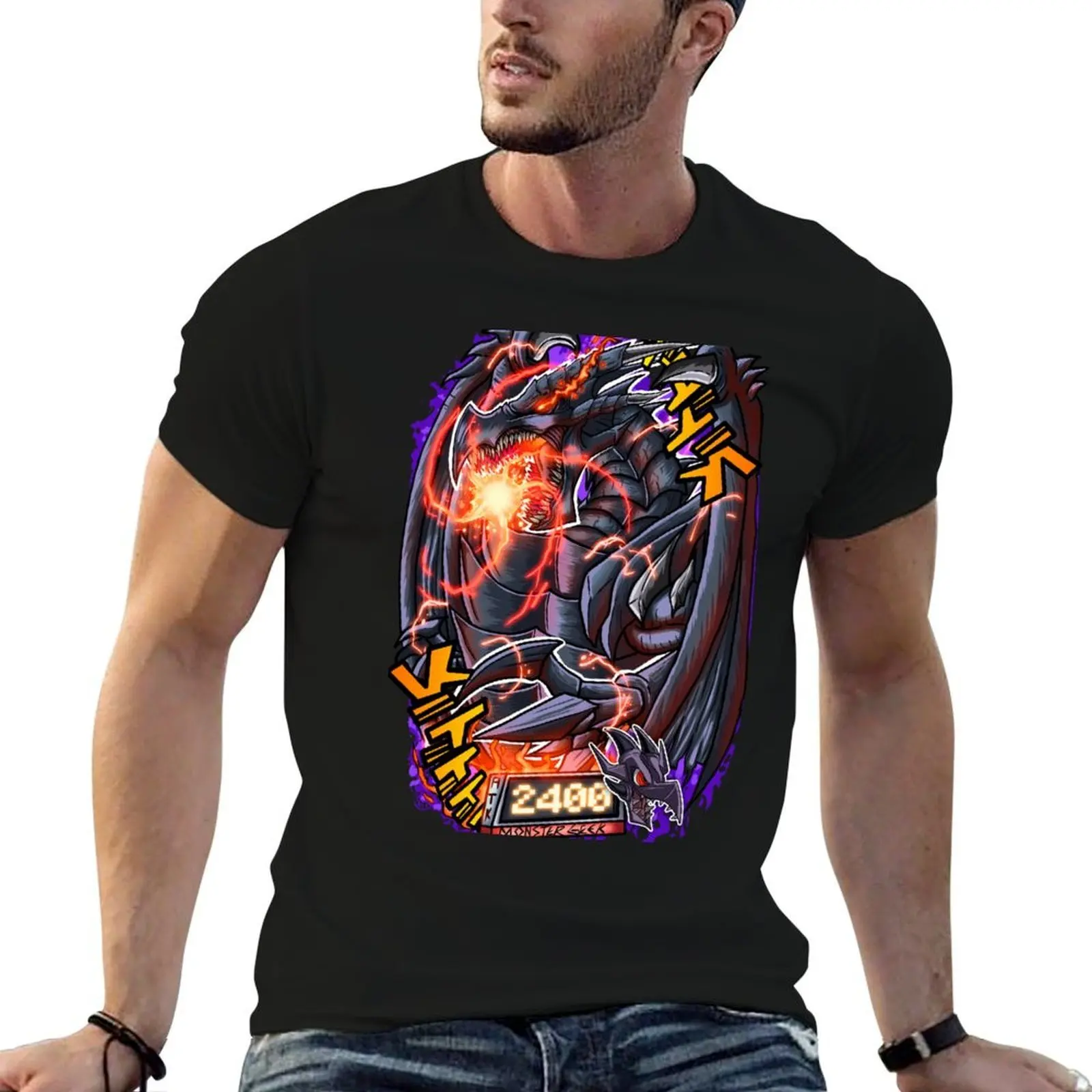 

Red Eyes Black Dragon T-Shirt t shirts for man pack cotton man t shirts for men T-Shirt