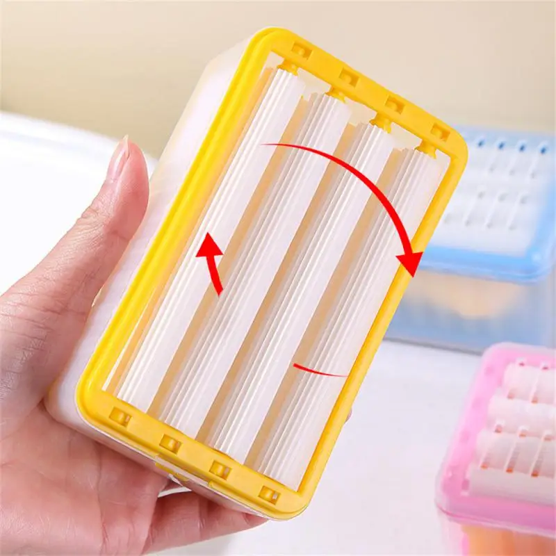 Silicone Sparkling Soap Boxes Built-in Spring Drain Ventilate Drain Storage Box Bathroom Supplies Frother Soap Box 105g