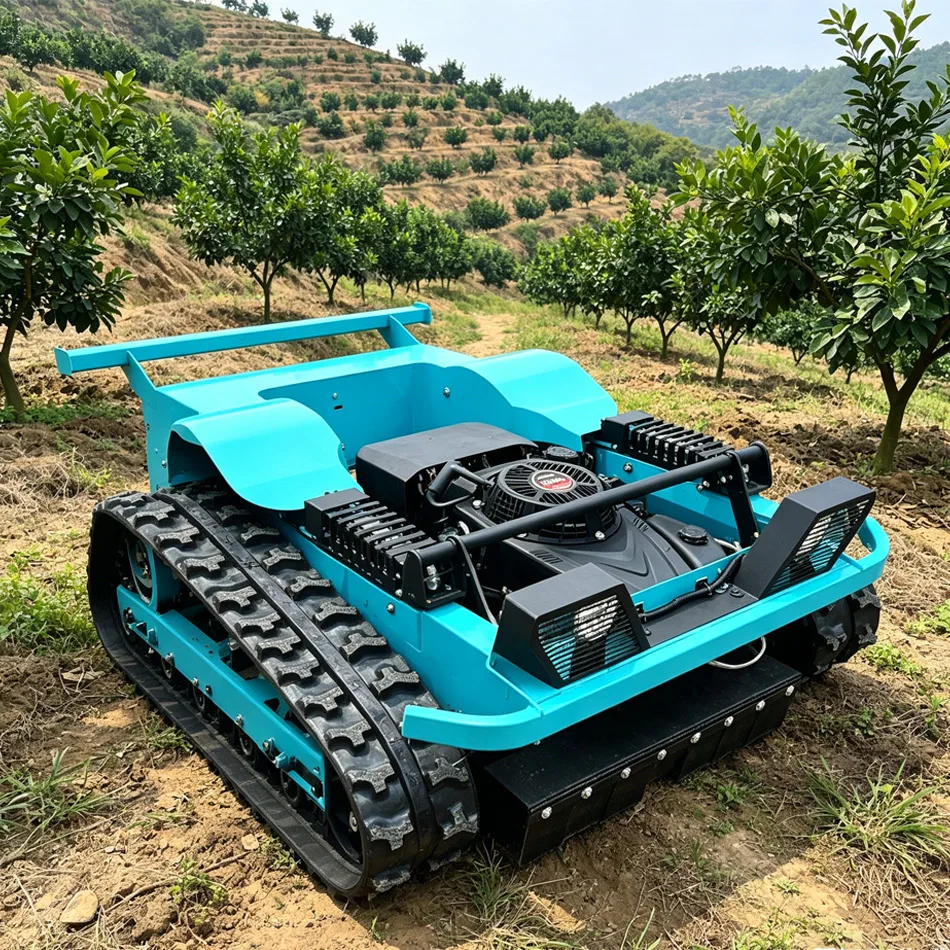 Customized Remote Control Lawn Mower with Multifunctional Track Type Intelligent Rapid Cutting Lawn Mower, Wireless Lawn Mower