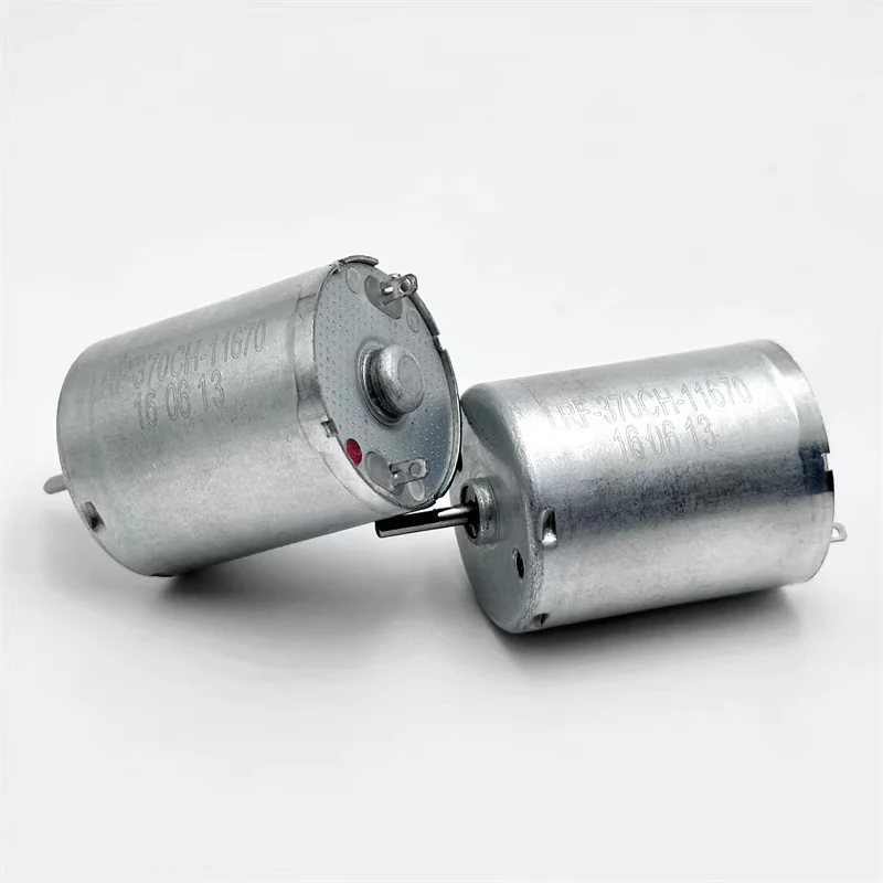 RF-370CH-11670 Mini 370 Motor DC 6V 9V 12V 18V 24V 6000RPM Low Current Precious Metal Brush Micro 24mm Electric Motor D Shaft