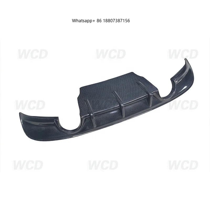 

For XE Carbon Fiber Rear Lip Diffuser Fits forJaguar XE Bodykit 2015-2018