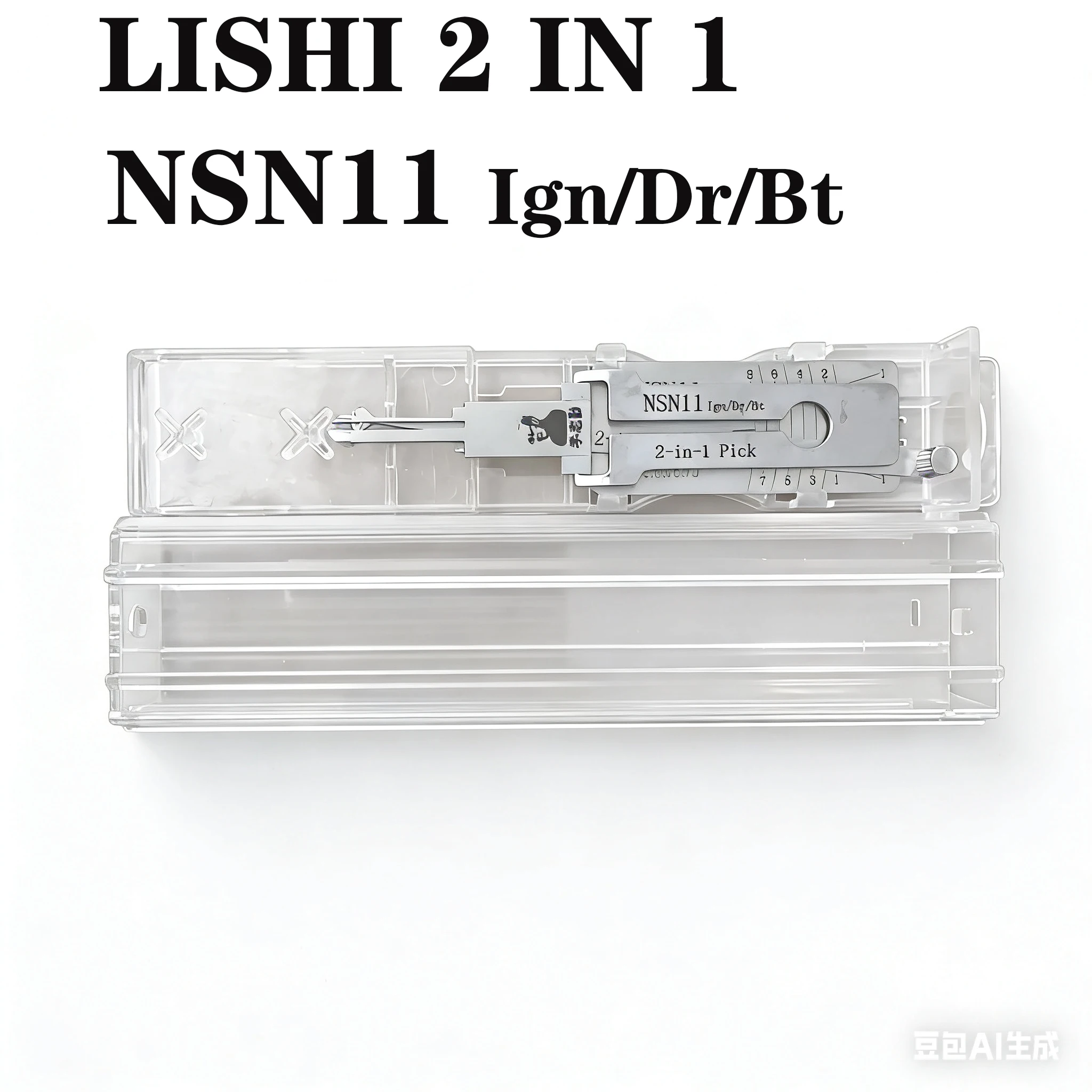 LISHI Auto. Compatible con NISSAN/SUBARU/UD/INTL, Suits DAT6 (NSN11)  IGN/DR/BT *Anti