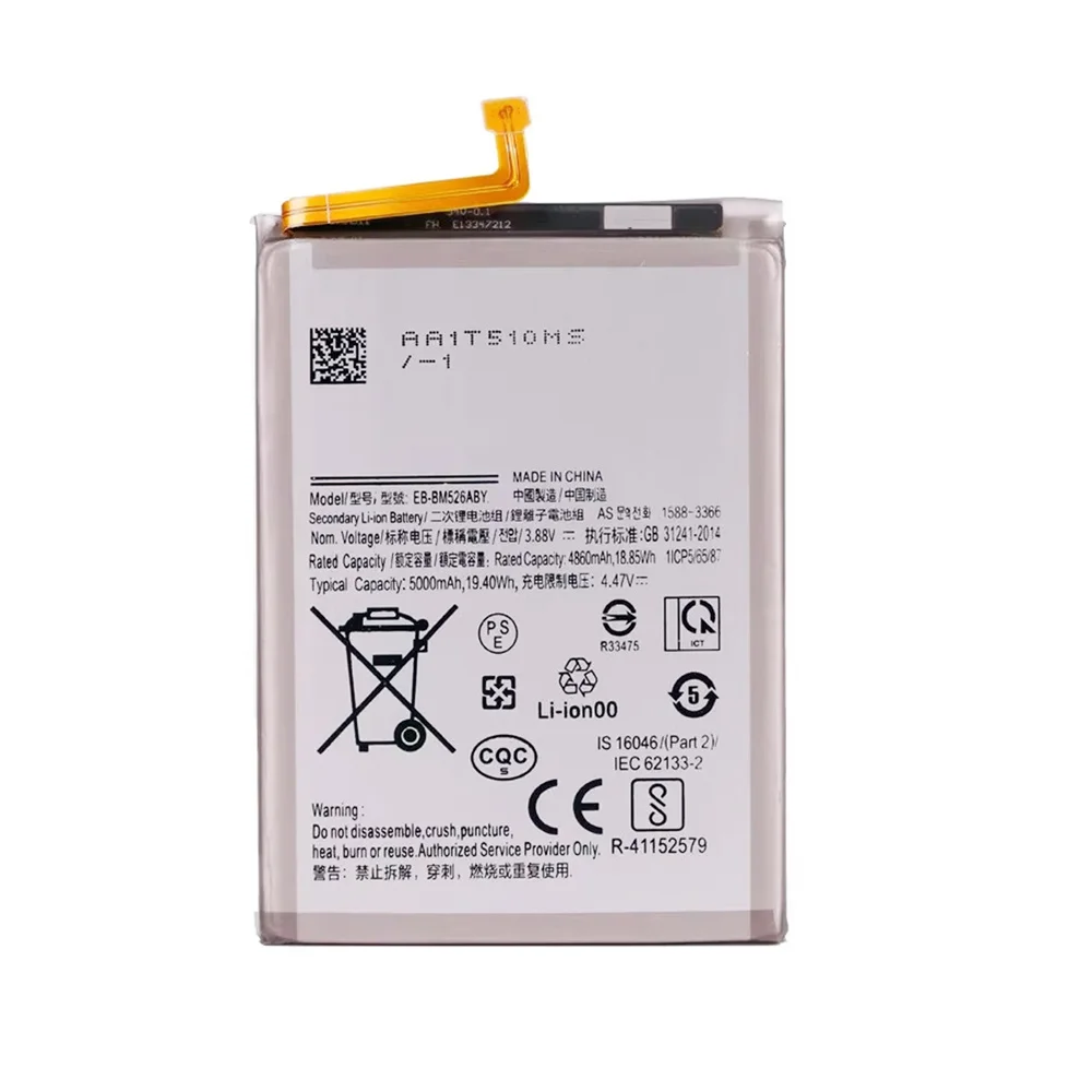 Genuine Battery EB-BM526ABY For Samsung Galaxy M56 M52 5G M23 F23 5G M53 5G A73 A23 EB-BM526ABS M33 5G Batteria+Tools