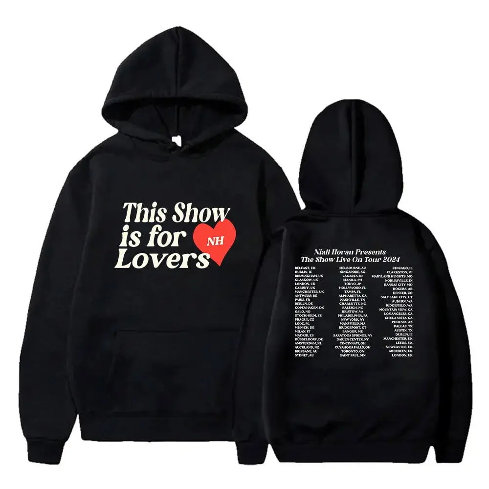 Niall Horan THIS SHOW IS FOR LOVERS Merch Hoodies Unisex Hooded Sweatshirt Casual Clothing