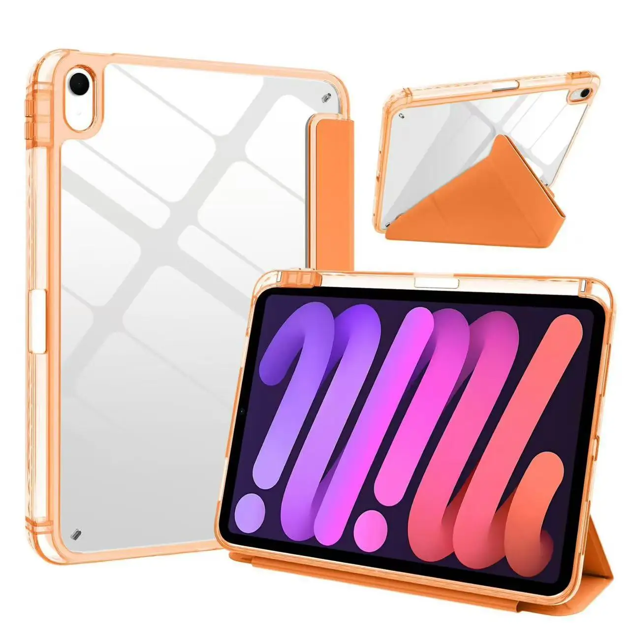 

Чехол-подставка из прозрачного акрила для iPad Air Pro 11, 12.9, 13, 5, 6, 7, 8, 9, 10-го, 11-го поколений, а также для iPad 3, 4, 10.2, 10.9 дюймов, модель A16, 2025 года