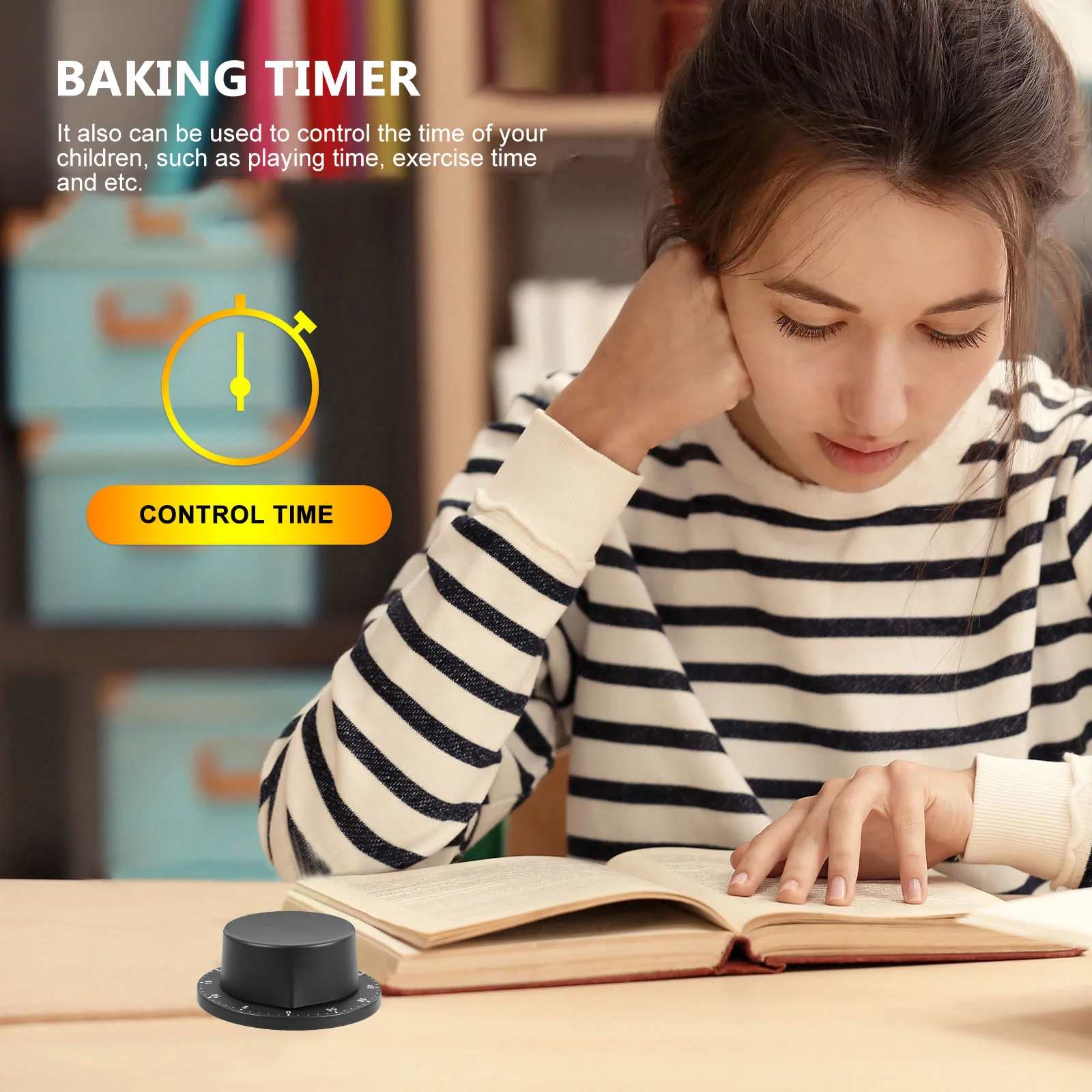 

Kitchen Timer Stainless Steel Mechanical Timer For Baking Egg Cooking Time Reminder Kitchen Timers For Cooking