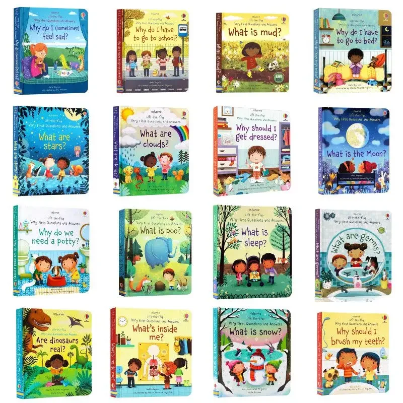 Usborne children ask and answer Life the flop children's science enlightenment cognition flip book English