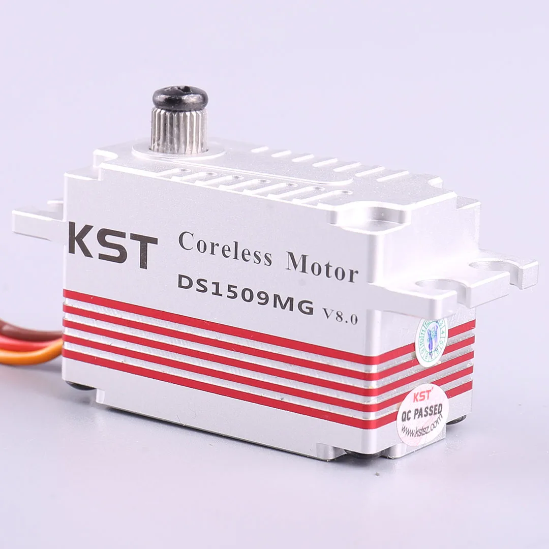 

The New KST DS1509MG V8.0 12.8KG Metal Gear Coreless Digital Servo For RC Model UAV Car Boat Robot Arm Helicopter Airplane Parts