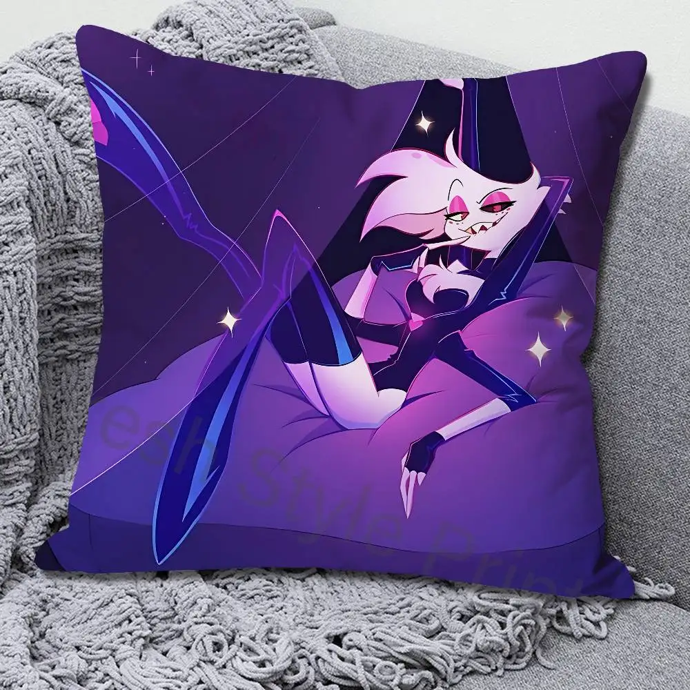 H-Hazbineds A-Angel Dust H-Hotel Celebrity Merchandise All-Match Printed Pillow Case Sofa Car Office Room Decoration Protector