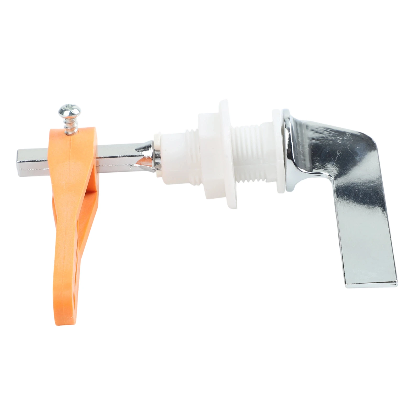 Household Toilet Flush Handle Cistern Handle 10.5cmx9.5cm 1pcs Chrome Metal Fittings Silver Strong Tool Household