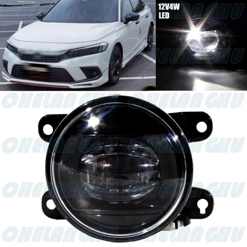 

For Honda 11th FE1 Civic 2022 2023 Car accessories Left Side LED DRL Daytime Running Light Front Bumper Fog Lights Lamp