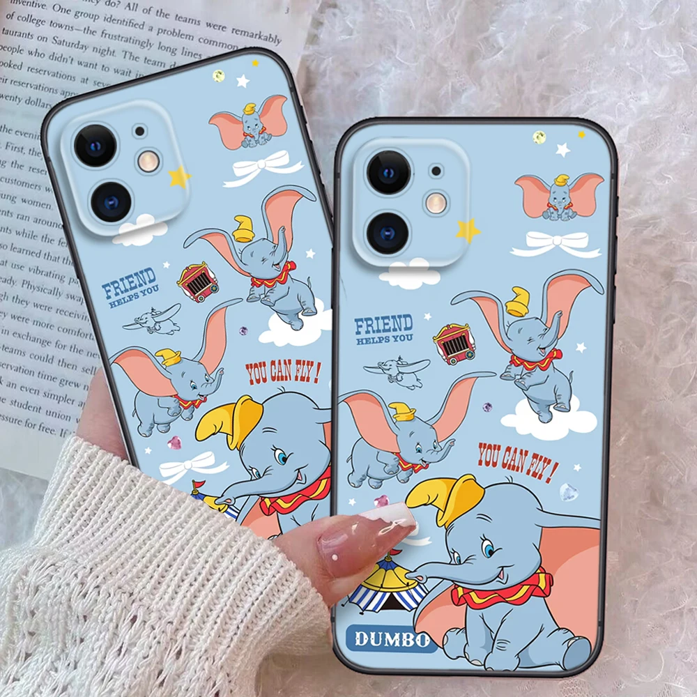 S7 Cartoon Dumbo Soft Case Voor Samsung A13 A20 A30 A 20S A 21S A 22 A 30S A31 A32 A33 A42 A50 A 50S A51 A52 A53 A71 A73 A81 A91