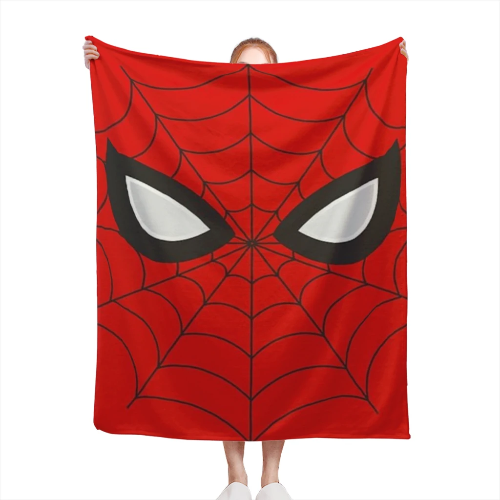 

Spider Man Blanket Flange Textile Decor Portable Super Soft Throw Blankets for Home Office Plush Thin Quilt